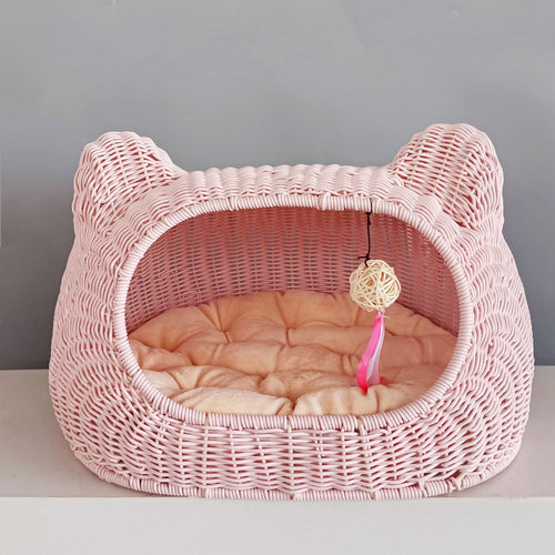 Cozy cat basket with ear design Bowlift