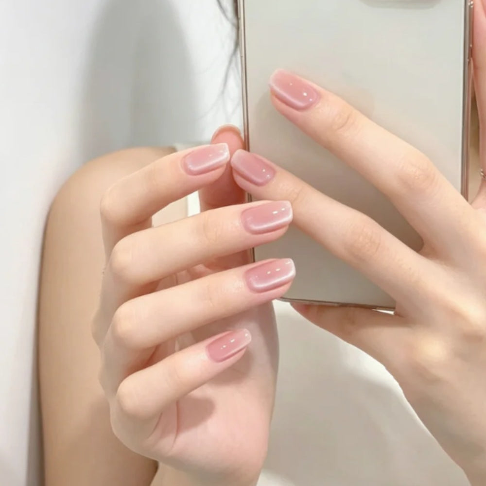 Glossy Press-On Nail Set Bowlift 1787395207