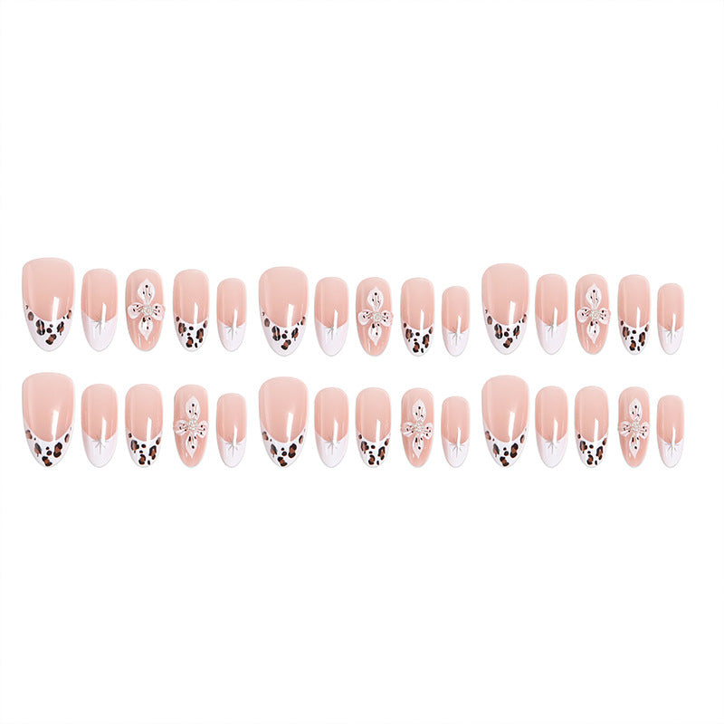 Art Nail Set with unique floral decorations and elegant design Bowlift