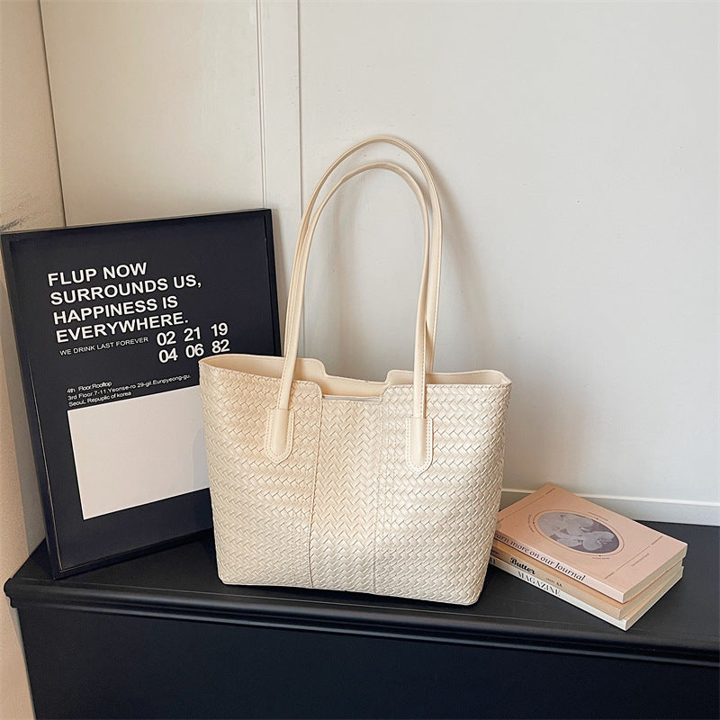 WoWoven Leather Tote Bag Bowlift