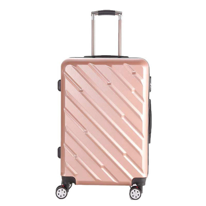 Unisex Durable Textured Hard Shell Rolling Suitcase Bowlift