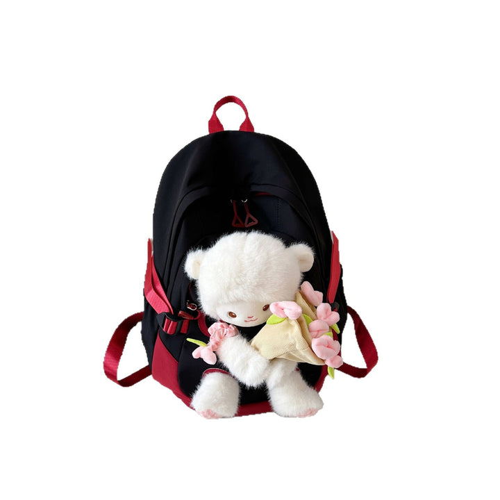 Backpack with Cute Plush Design and Practical Compartments Bowlift