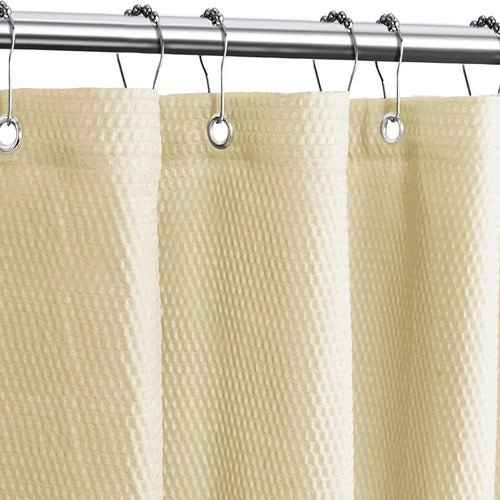 Textured Fabric Shower Curtain Bowlift