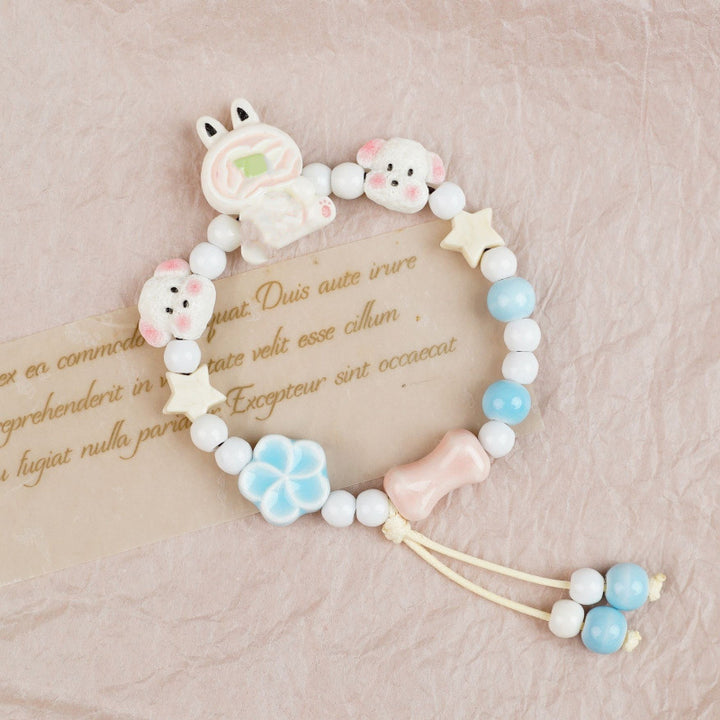 Heart-Shaped Beaded Bracelet Bowlift