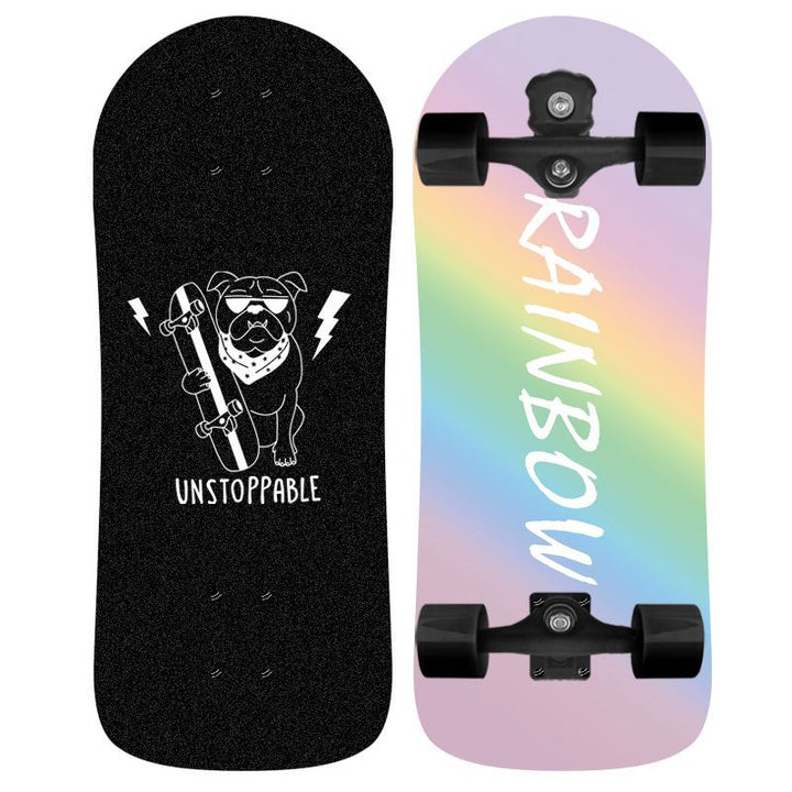 Unicorn-Themed Graphic Skateboard Bowlift