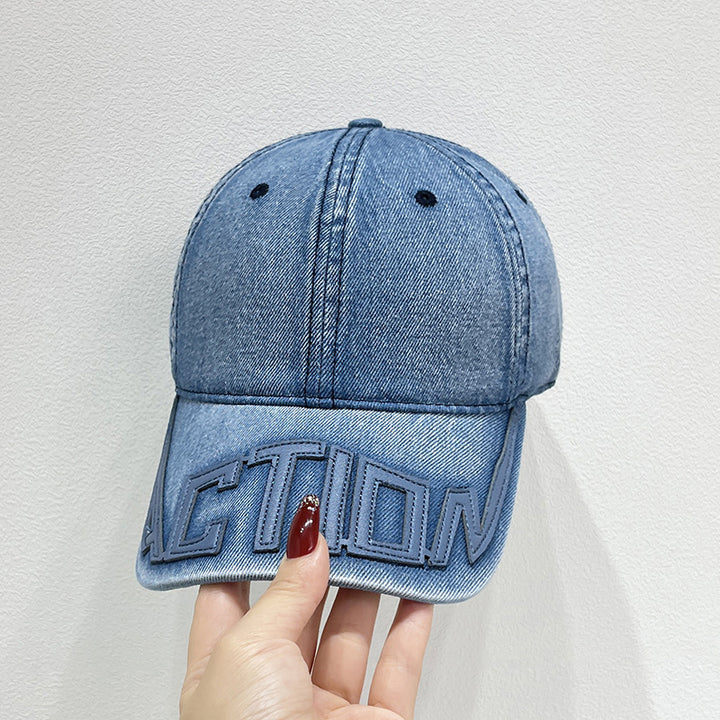 Unisex Stylish Denim Baseball Cap Bowlift