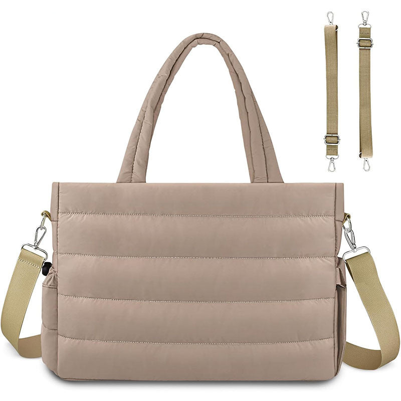 Padded shoulder bag with detachable shoulder strap Bowlift