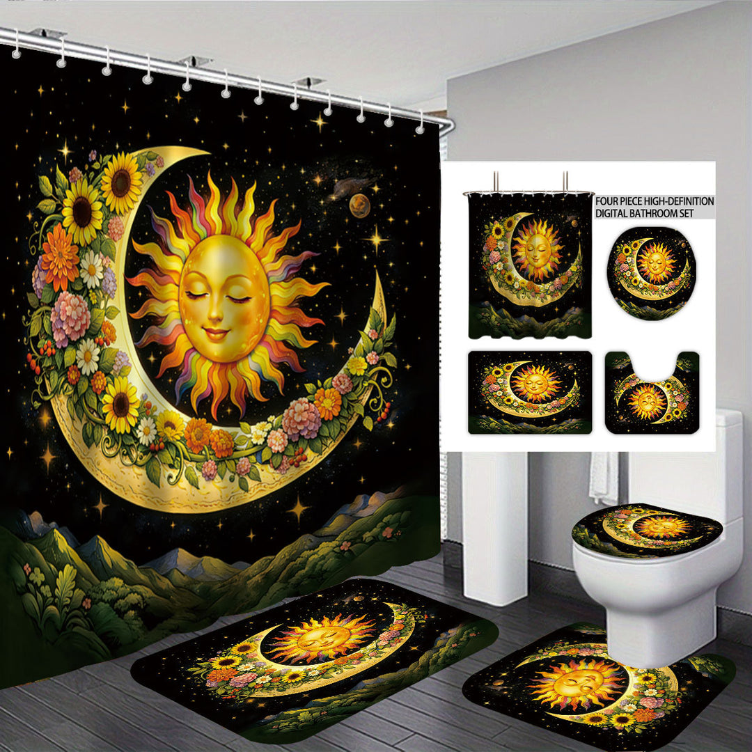Digital Duck-Themed Bathroom Set Bowlift