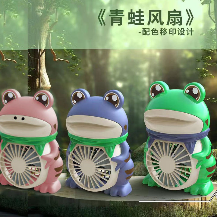 Unisex Portable Frog Fan Bowlift