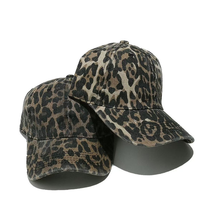 Women's Stylish Animal Print Baseball Cap Bowlift