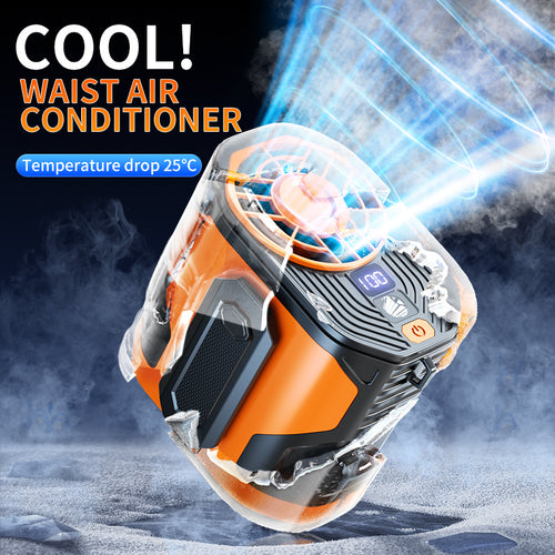 Unisex nan portable wearable rechargeable personal cooling fan with integrated flashlight and long-life lithium battery Bowlift