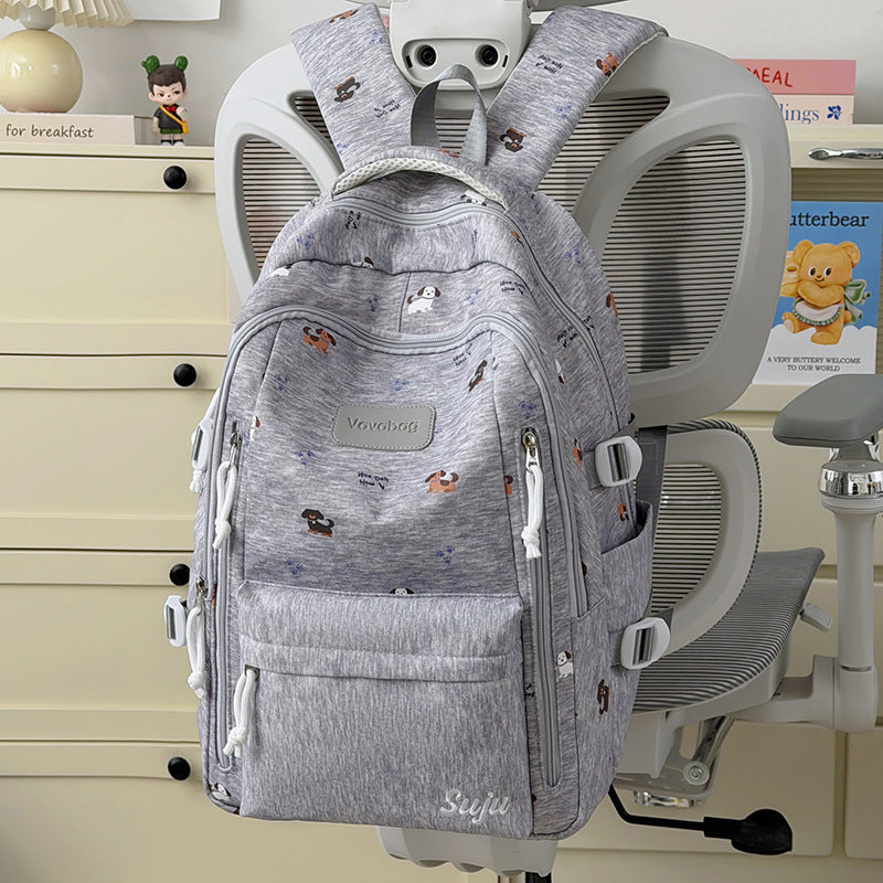 Playful Animal-Themed School Backpack