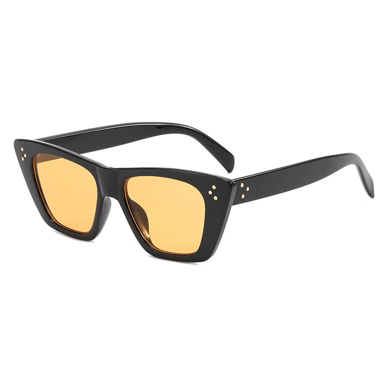 Women's Fashion Cat-Eye Sunglasses with UV Protection and Stylish Design Bowlift