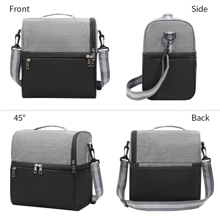 Insulated cooler bag with practical compartments Bowlift