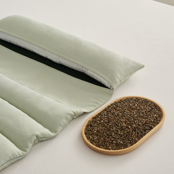 Neck support pillow with natural herbal filling Bowlift