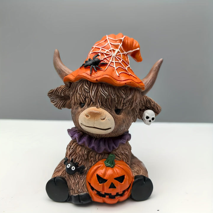 Decorative Highland Cattle Figure Bowlift