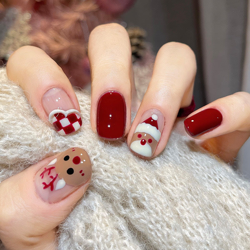 Fun Character-Themed Press-On Nail Art Bowlift