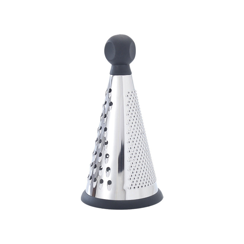 Ergonomic stainless steel kitchen grater with non-slip handle Bowlift
