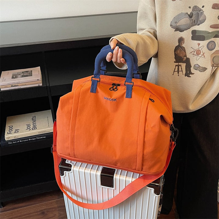 Stylish Multi-Pocket Travel Handbag