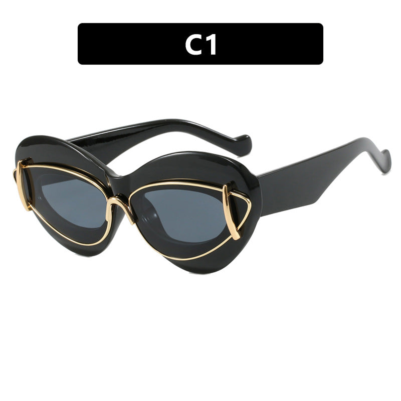 Women's extravagant cat-eye sunglasses Bowlift