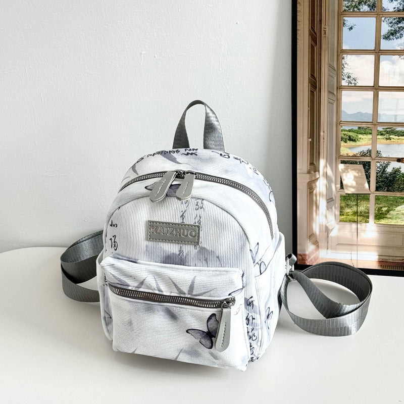Patterned Mini Backpack Bowlift