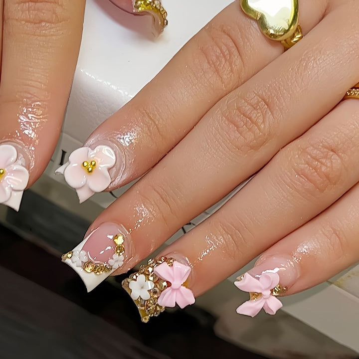 Artisan Floral Nail Decoration Set Bowlift