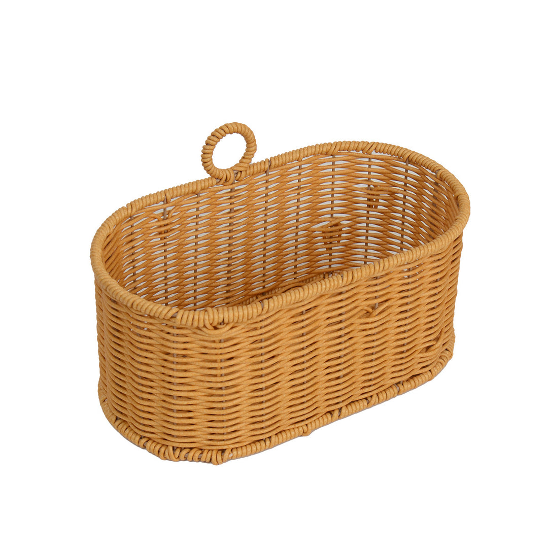 Handwoven willow basket with animal motif Bowlift
