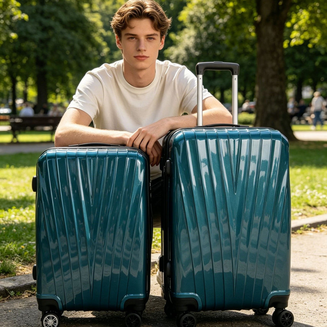 Unisex Sturdy Multi-Size Hard Shell Luggage Set Bowlift