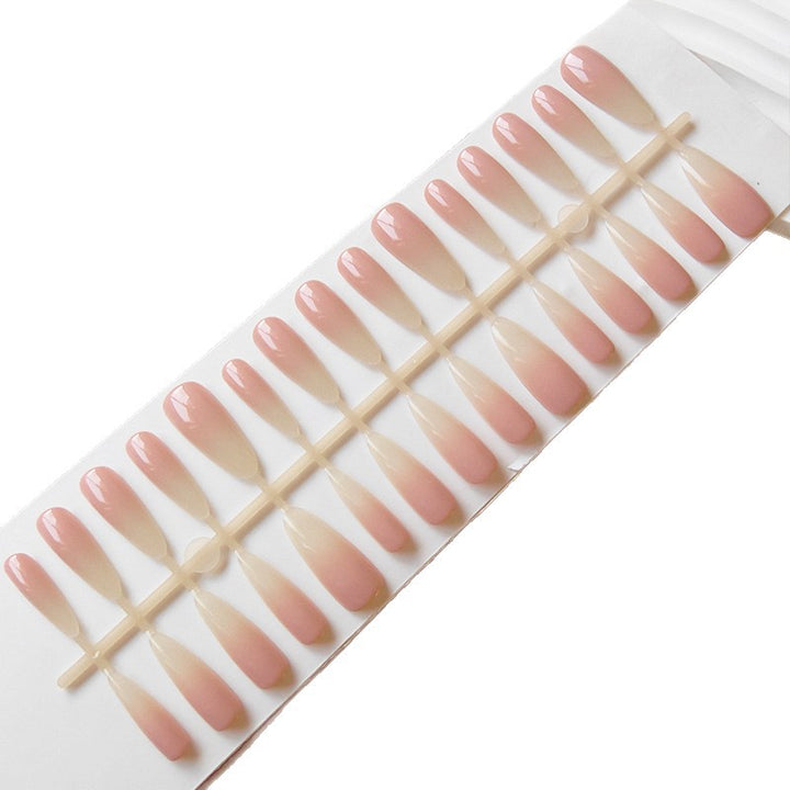 Artificial Nude Fingernails in the Elegant Ombre Look Bowlift
