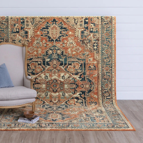 Vintage-Inspired Oriental Area Rug
