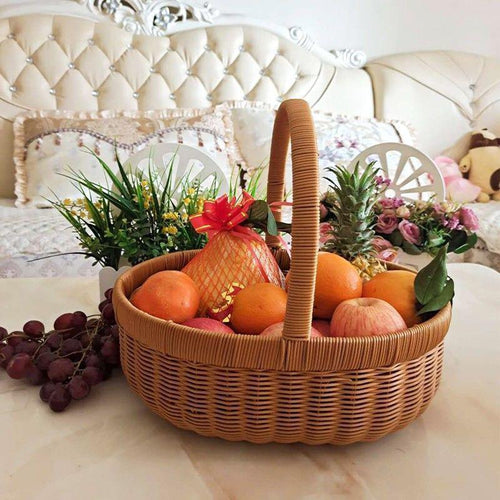Woven Storage Basket Bowlift