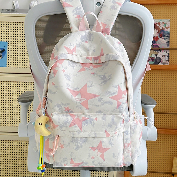 Stylish Star-Patterned Backpack