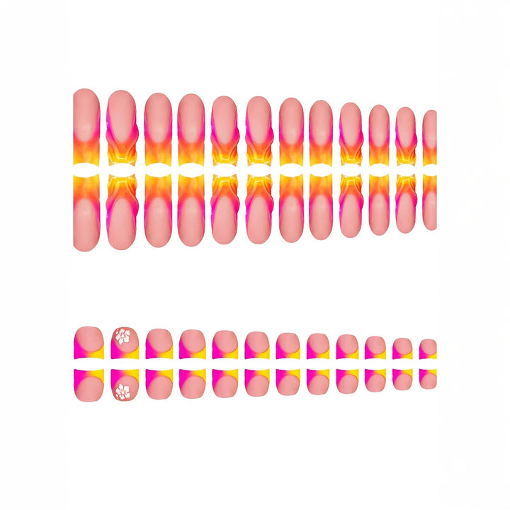 Glamorous Acrylic Nail Set Bowlift