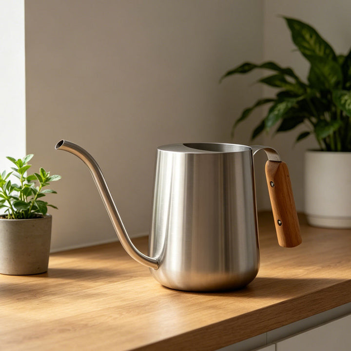 Elegant Stainless Steel Watering Can