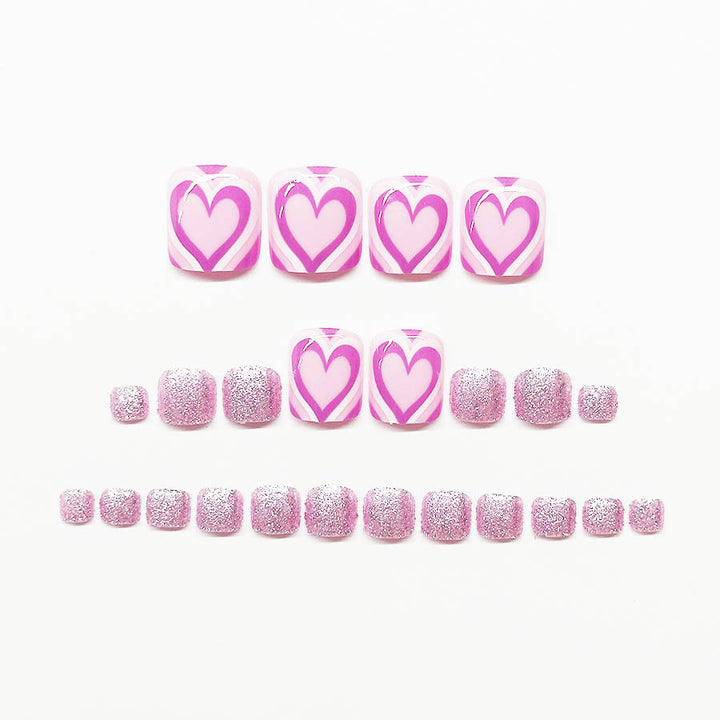 Heart-Themed Nail Art Extensions Bowlift