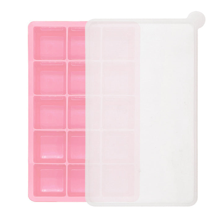 Flexible Silicone Square Ice Cube Tray Multi-Cavity Freezer Mold Bowlift