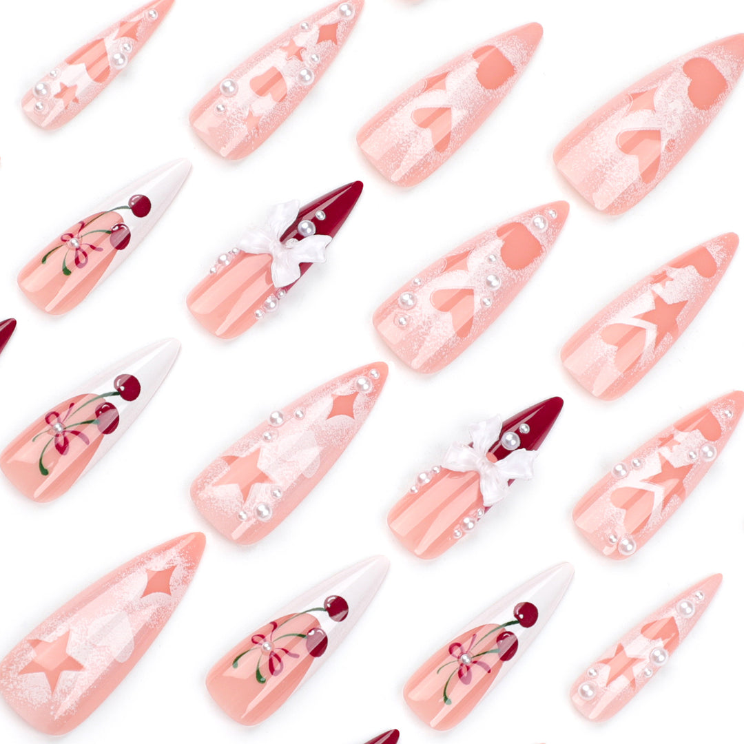 Artificial Nail Art with Festive Designs Bowlift