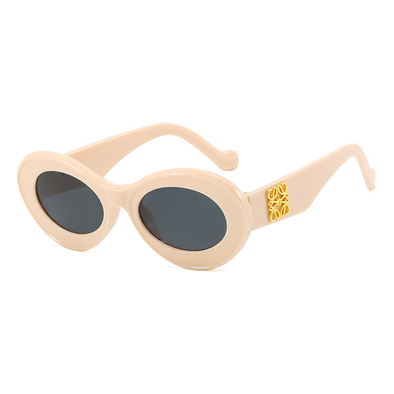 Ladies elegant curved sunglasses Bowlift