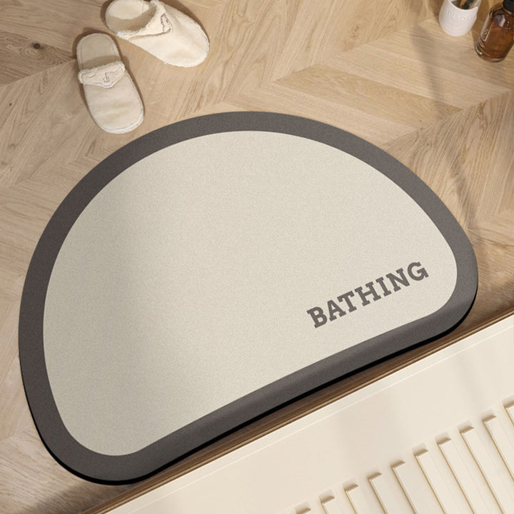 Absorbent Bathroom Floor Mat Bowlift