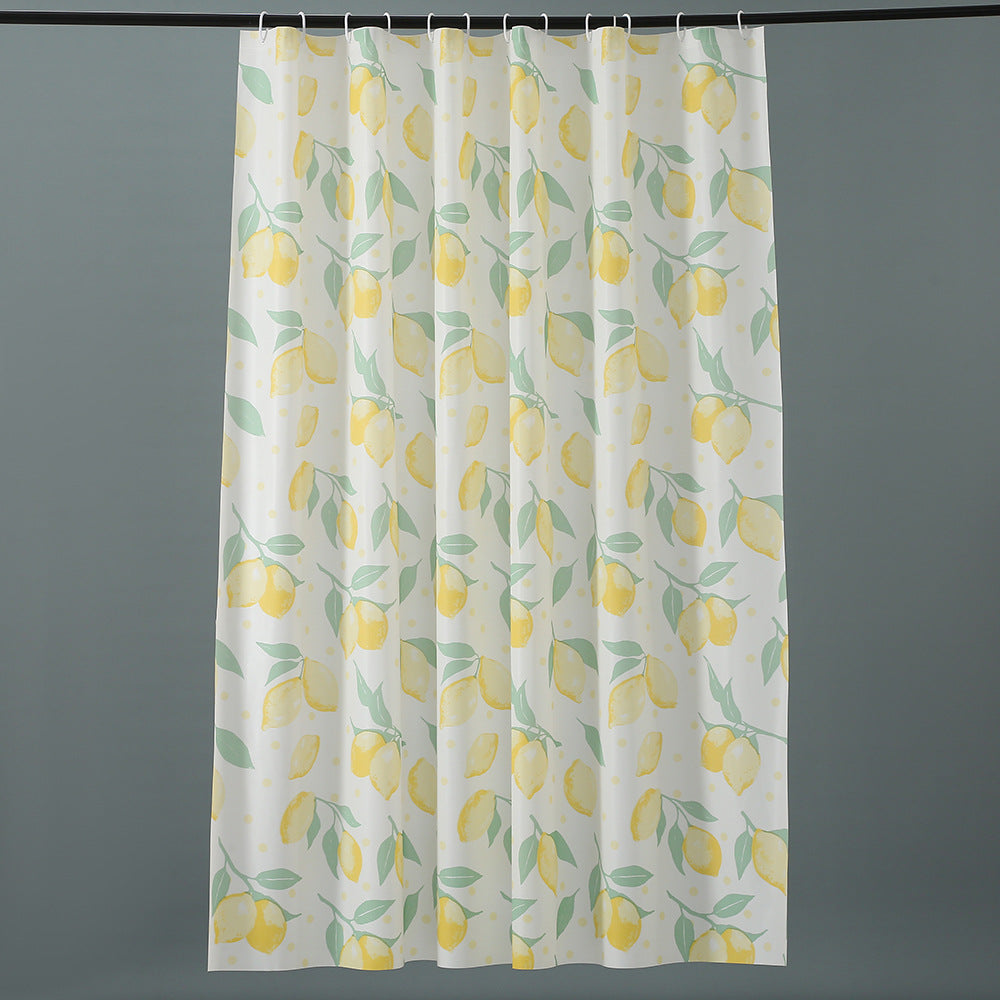 Dolphin Design Shower Curtain Bowlift