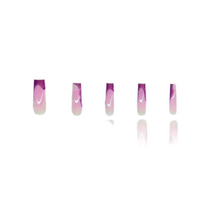 Artistic Glassy Nail Extensions Bowlift