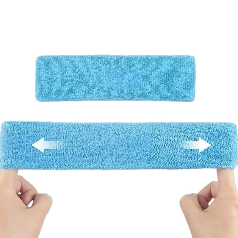 Sports Terry Sweatband Set for Head and Wrists Bowlift