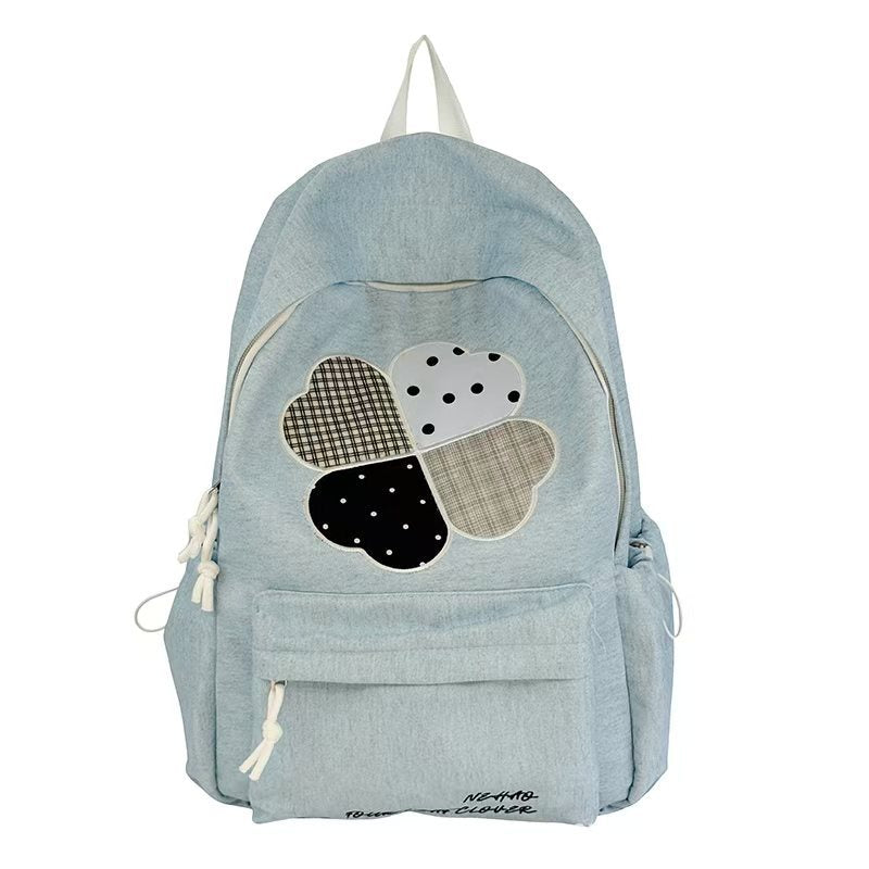 Creative Patchwork Design Backpack Bowlift