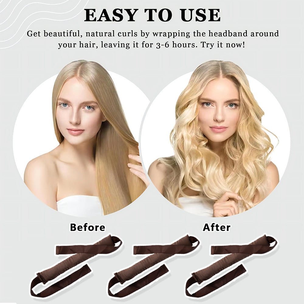 Heatless Hair Curling Ribbon Set