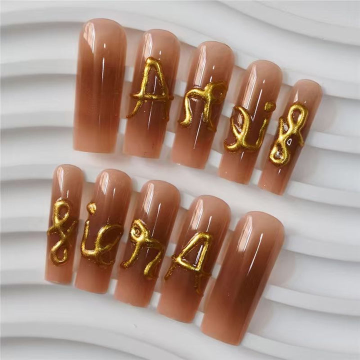 Elaborate Customizable Acrylic Nail Set Bowlift