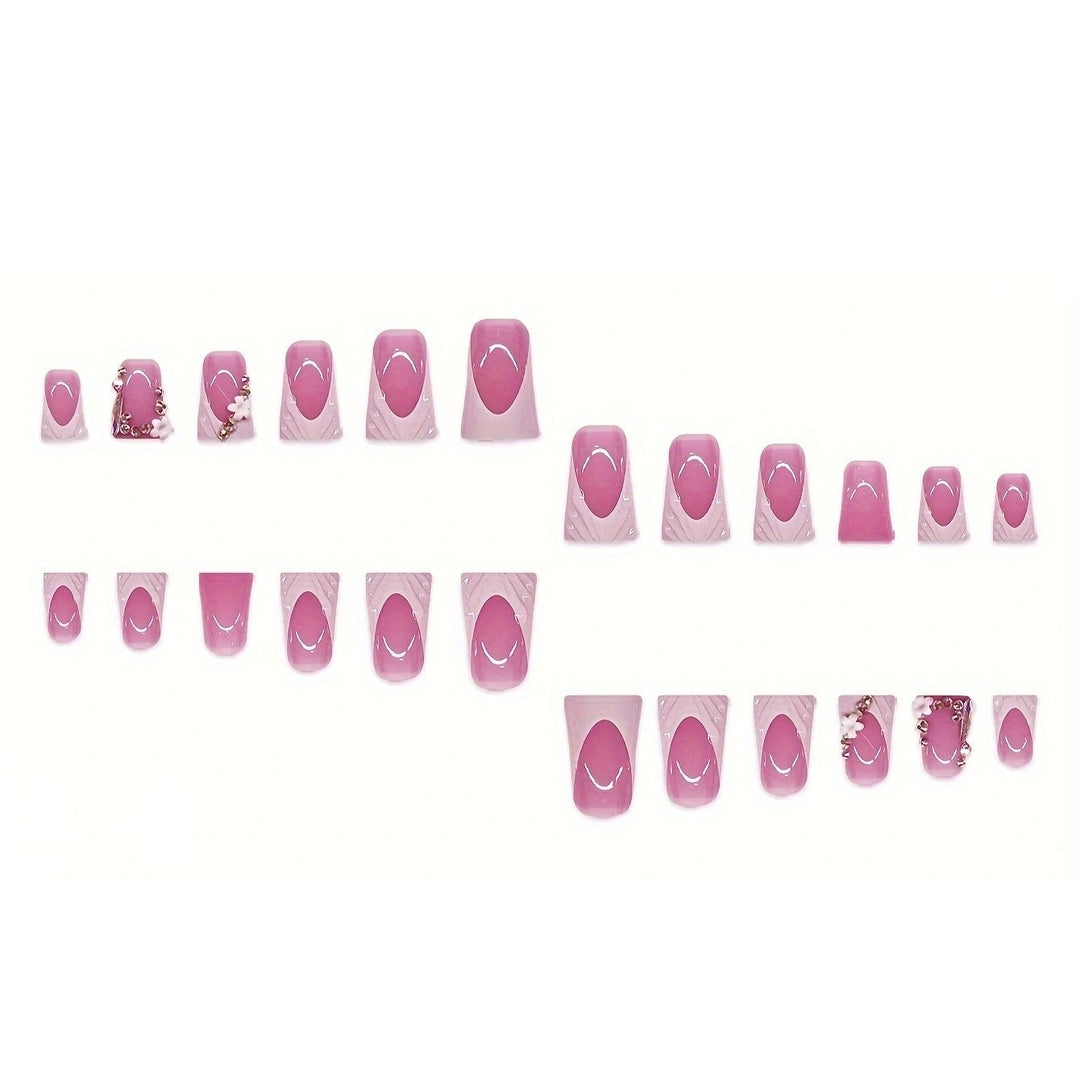 Artistic Nail Enhancements Set with Decorative Elements Bowlift