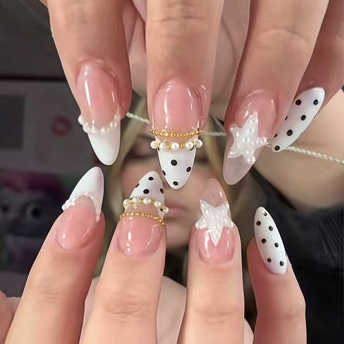 Stylish Decorative Stiletto Nail Extensions Bowlift