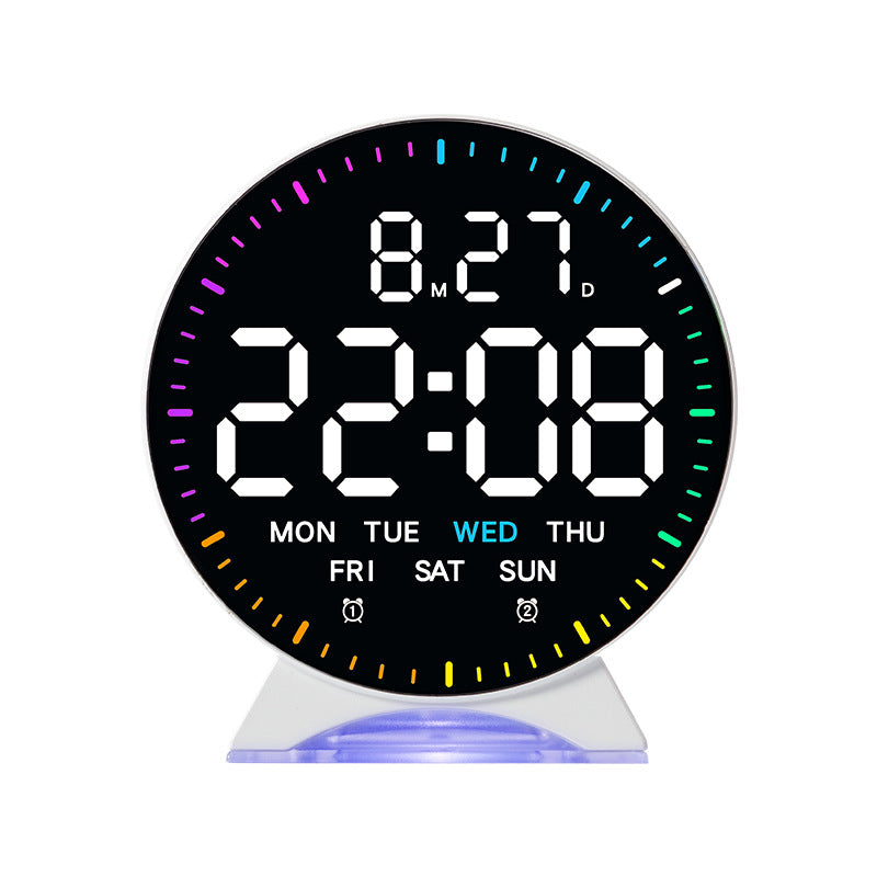 Digital multifunction alarm clock with calendar and temperature display Bowlift