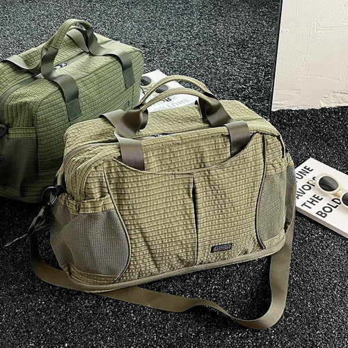 Textured Sports Duffle Bowlift