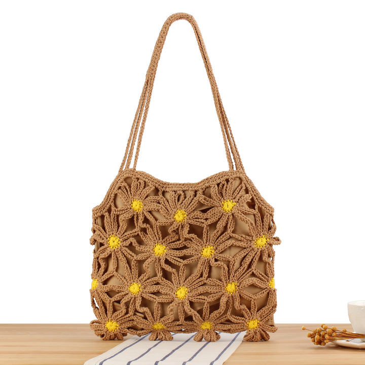 Handbag with Creative Flower Design Bowlift